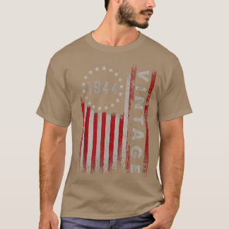 78 jaar oude geschenken  1944 Amerikaanse vlag 78e T-shirt