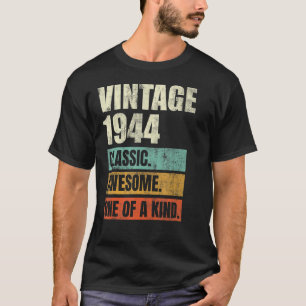 78 jaar oude Geweldige Vintage 1944 78e verjaardag T-shirt