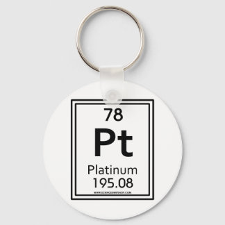 78 Platina Sleutelhanger