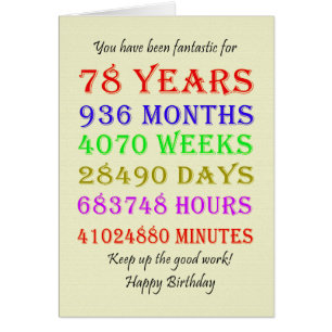 78e anniversaire Jalons