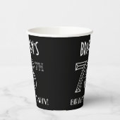 78e verjaardag: Art Deco Style + aangepaste naam Papieren Bekers (Links)