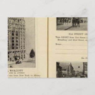 79496 Hotel Wolcott Broadway op 31 en 42 uur Briefkaart
