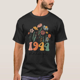 79 Jaar Oud Vintage 1944 79e Vrouwen Verjaardagswi T-shirt