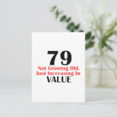 79 jaar oude design briefkaart (Staand voorkant)