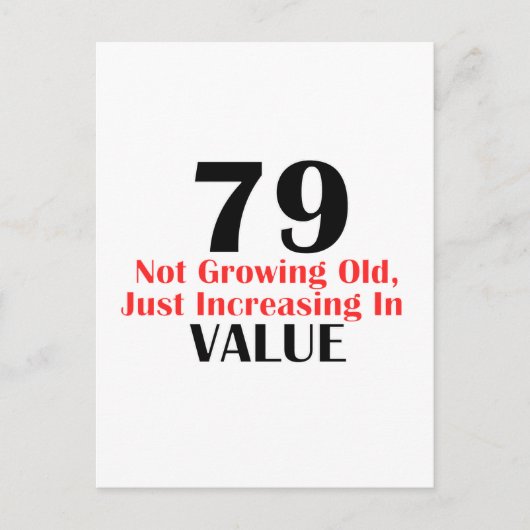 79 jaar oude design briefkaart (Voorkant)