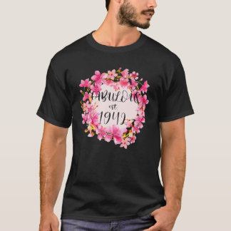 79 jaar oude fabricage sinds 1942 Happy 79th T-shirt