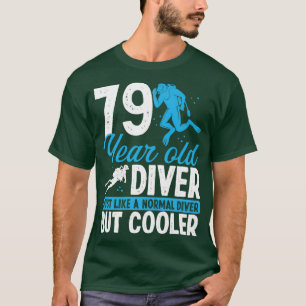 79 jaar Scuba Diving Diver Snorkel 79 verjaardag T-shirt