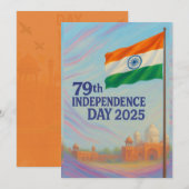 79e carte de l'Indépendance indienne (Devant / Derrière)