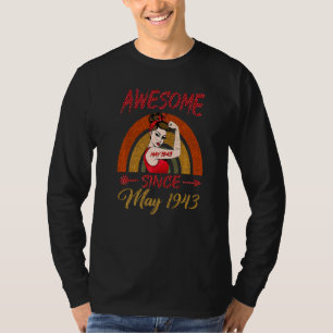 79e verjaardag Queen Geweldige sinds mei 1943 Rege T-shirt