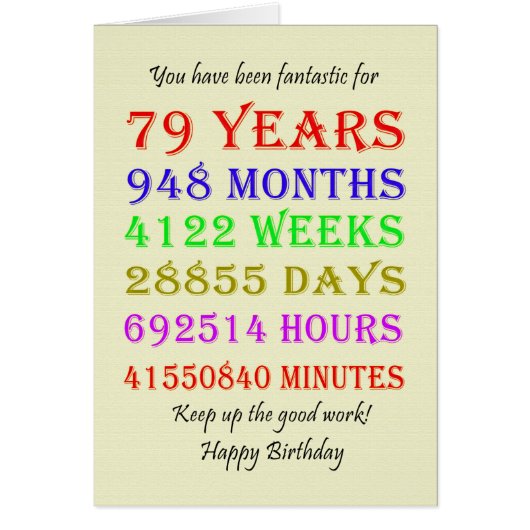 79e verjaardag van de mijlpalen (Voorkant)