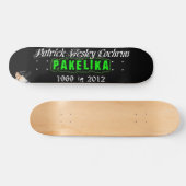 7 1/4-inch Pakelika Tribute Skateboard Deck (Horizontaal)