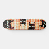 7 1/4" Mini Skateboard Rupydetequila Cats (Horizontaal)