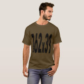 7,62 x 39 zwart t-shirt (Voorkant volledig)
