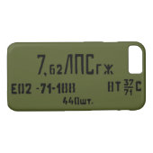 7,62x39 ampère can iPhone-draagtas Case-Mate iPhone Case (Achterkant (Horizontaal))