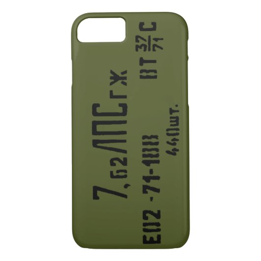 7,62x39 ampère can iPhone-draagtas Case-Mate iPhone Case (Achterkant)