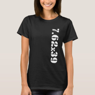 7,62x39-kaliber ammo-AK-47-Pistool T-shirt