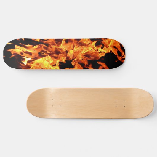 7 7/8" Flame Skateboard Deck (Horizontaal)