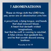 7 AFSCHAFFINGEN POSTER (Voorkant)