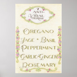 7 Antiviraal Kruiden Poster
