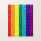 7 bandes Arc-en-ciel Gay pride - Puzzle (Vertical)