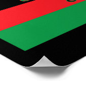 7 Beginselen van Kwanzaa (verticaal) Poster (Hoek)