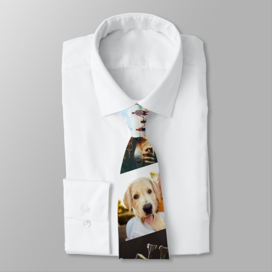 7 Bord Modèle de Cravate de bande photo imprimé (Attaché)