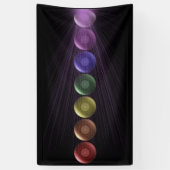 7 Chakra Banner (Verticaal)