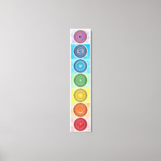 7 Chakra Canvas Afdrukken