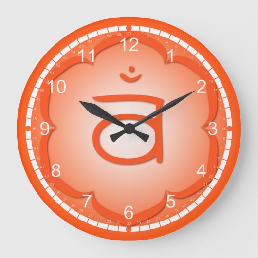 7 Chakra Clocks Grote Klok (Voorkant)