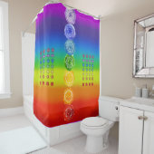 7 Chakra douchegordijn (In situ)