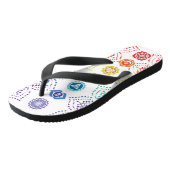 7 Chakra FlipFlops Teenslippers (Schuin)