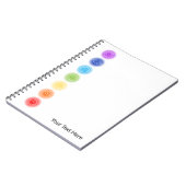 7 Chakra Symbolen Notitieboek (Linkerzijde)