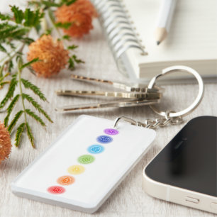 7 Chakra Symbolen Sleutelhanger