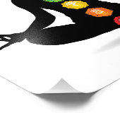 7 Chakra Vrouw Silhouette Foto Afdruk (Hoek)