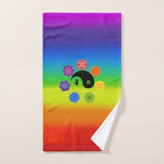 7 chakras (Serviette à main)