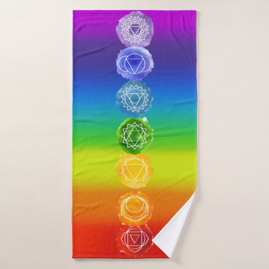 7 Chakras Bad Handdoek (Badhanddoek)