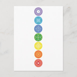 7 Chakras Briefkaart