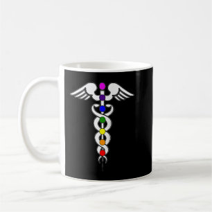 7 Chakras Caduceus Healing Symbol Spiritual Medita Koffiemok