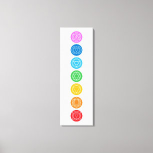 7 Chakras Canvas Afdrukken