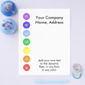 7 chakras dans un prospectus en ligne (Simple)