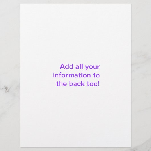 7 chakras dans un prospectus horizontal (Dos)