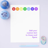 7 chakras dans un prospectus horizontal (Simple)