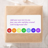 7 Chakra's en hun symbolen Etiket (Insitu)