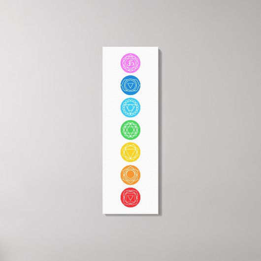 7 chakras en toile (Recto)