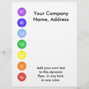 7 Chakras in een Line Flyer