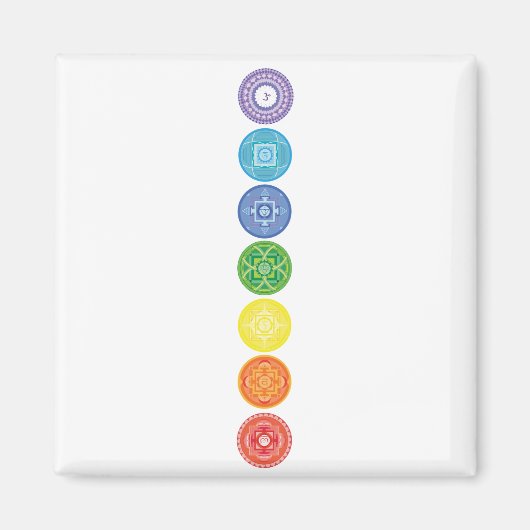 7 Chakras Magneet (Voorkant)
