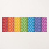 7 Chakras Pattern Yoga Mat (Voorkant (horizontaal))