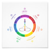 7 Chakras Poster (Voorkant)