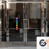 7 Chakras Raamsticker (Kantoordeur)