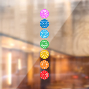 7 Chakras Raamsticker